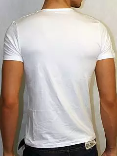 Мужская белая футболка с широким вырезом Doreanse Macho Style 2820c02 распродажа